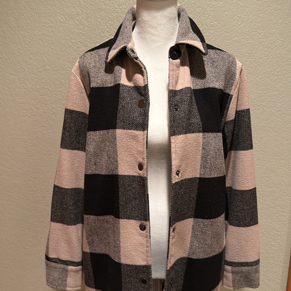Xs Steve Madden plaid flannel jacket - Picture 3 of 5